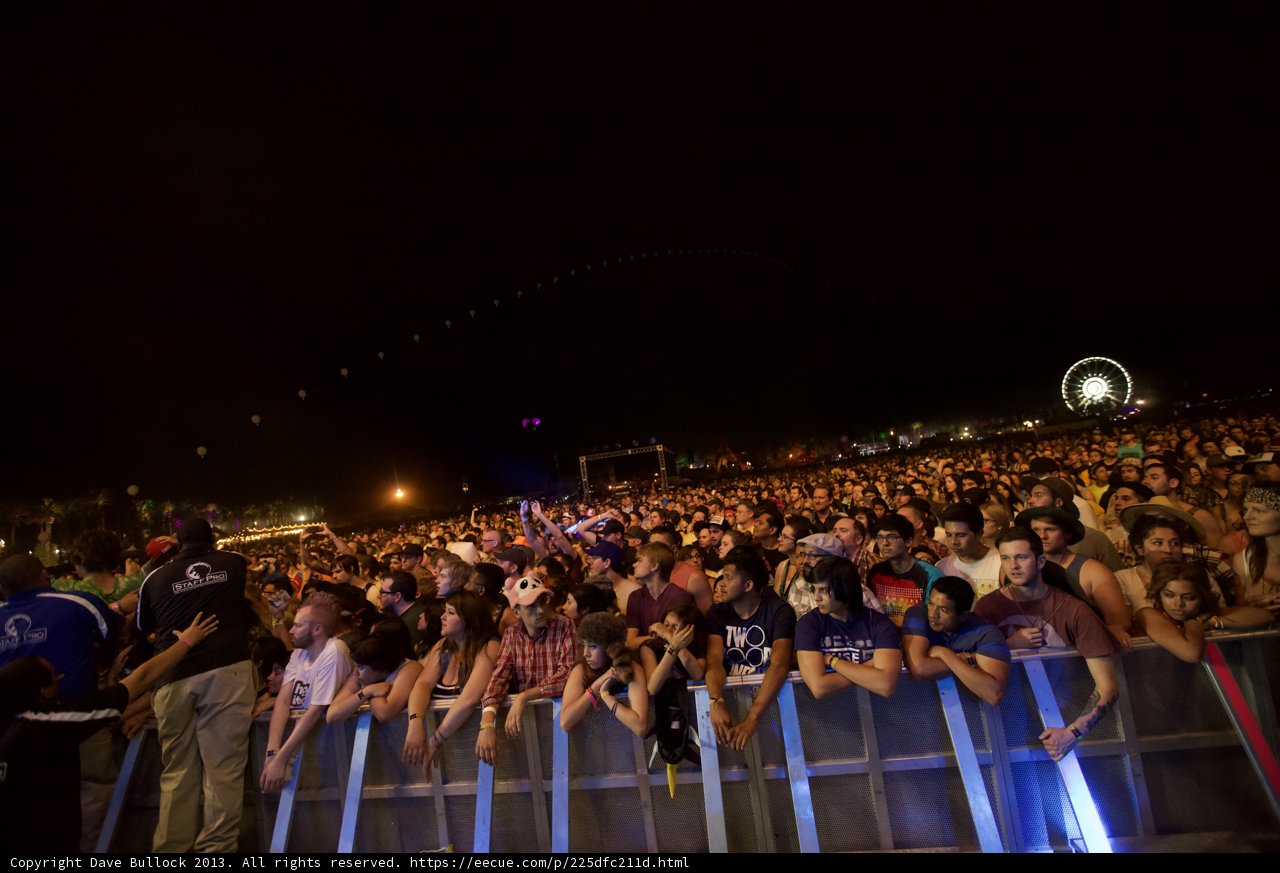 Electrifying Crowd at Coachella Concert