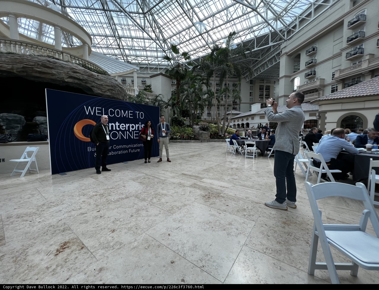 Capturing the Enormous Sign Inside the Florida Convention Center