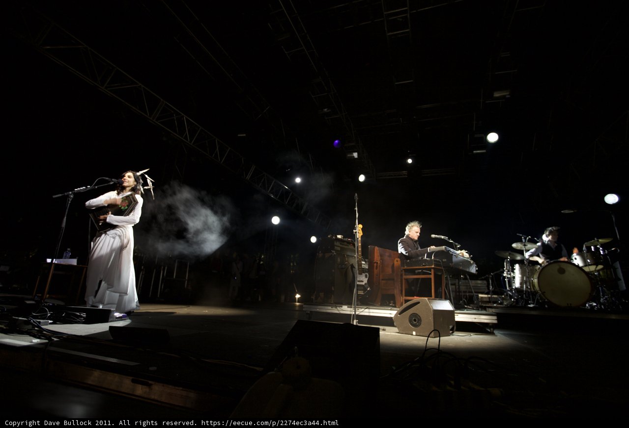 Smoke and Sounds: PJ Harvey's Electrifying Performance