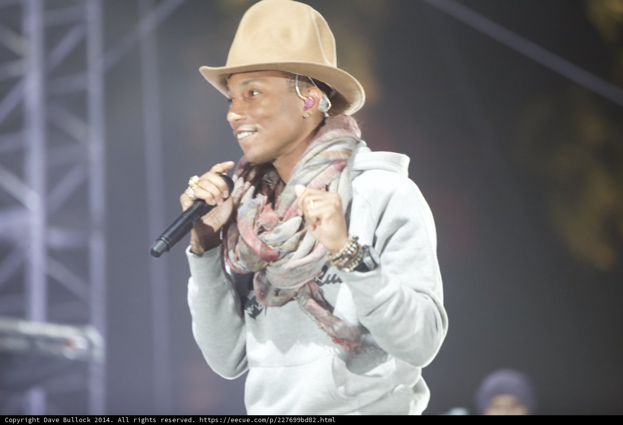 Pharrell Williams electrifies the crowd at Coachella