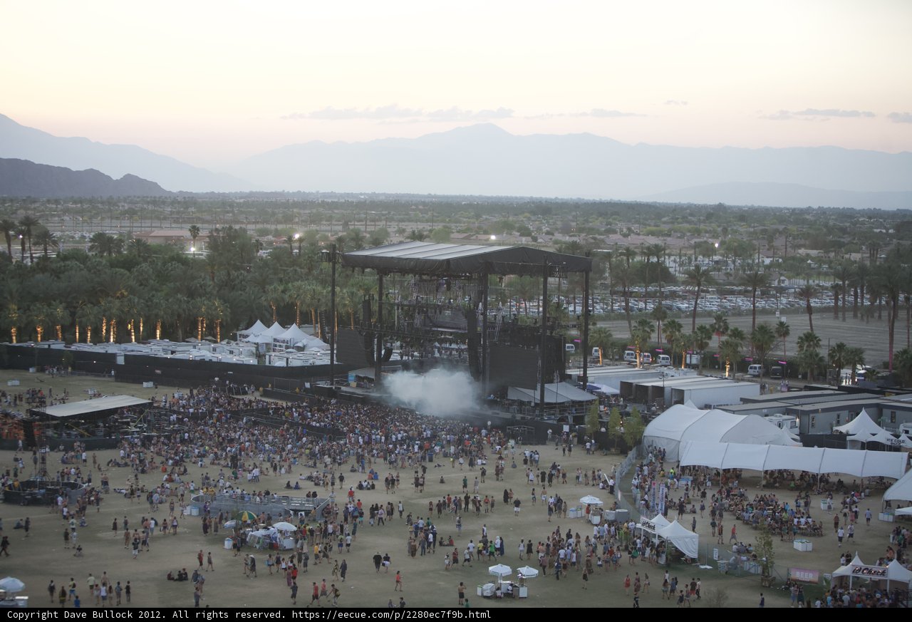 Coachella Music Festival in the Desert