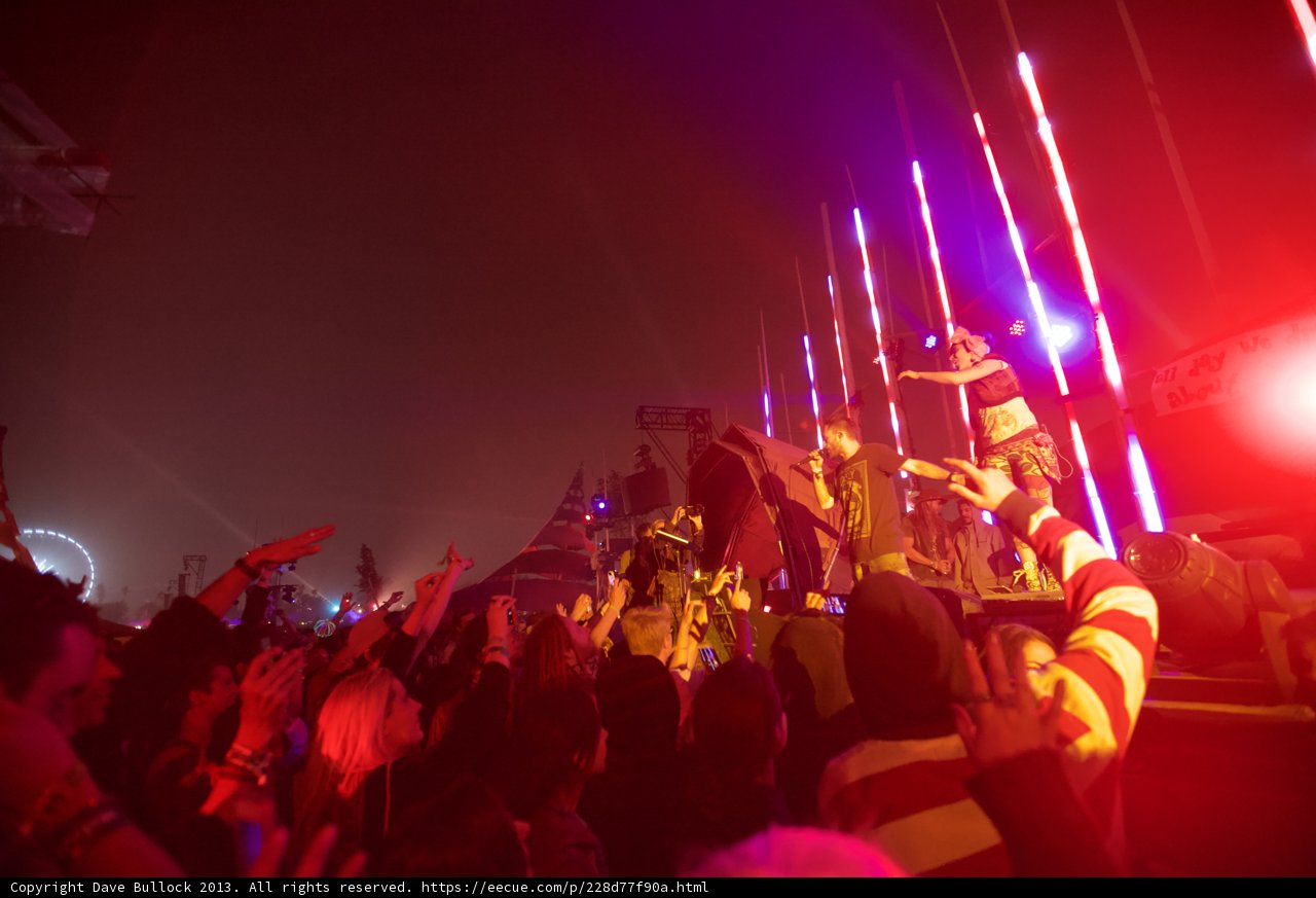 Coachella Crowd Rocking to the Beat