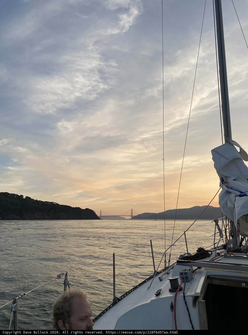 Serene Sailboat Sunset