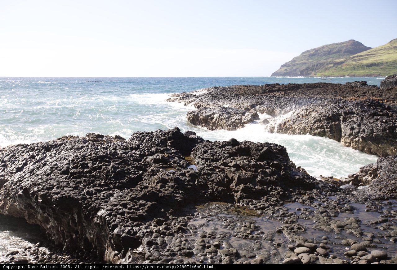 The Promontory on the Wild Hawaiian Shoreline