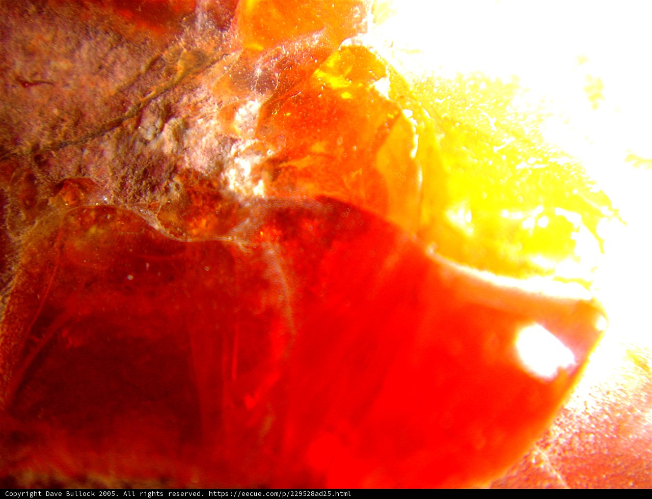 The Agate Gemstone with Red Flares