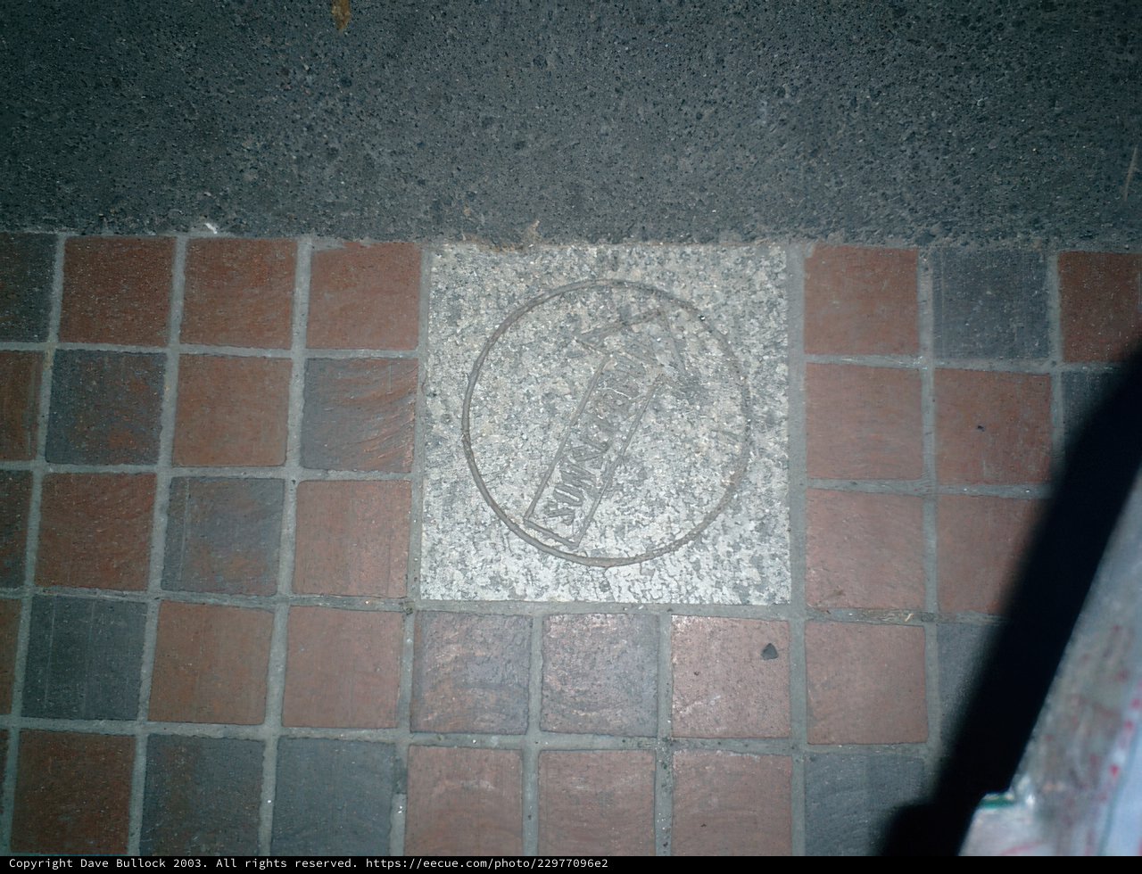 Tile Floor Sign in Tokyo