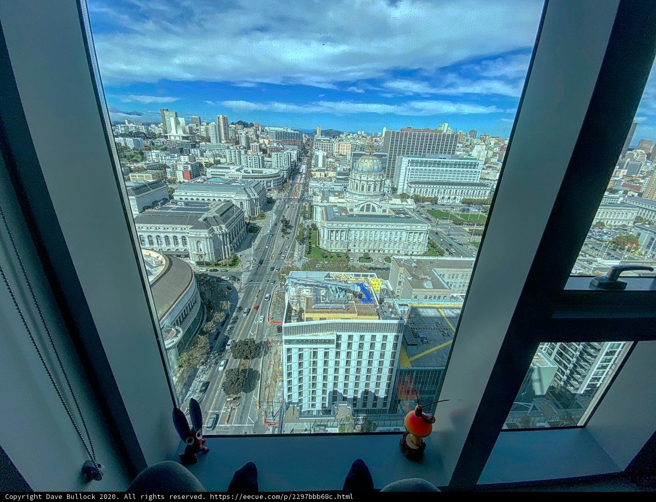 Cityscape from the Top of a Skyscraper