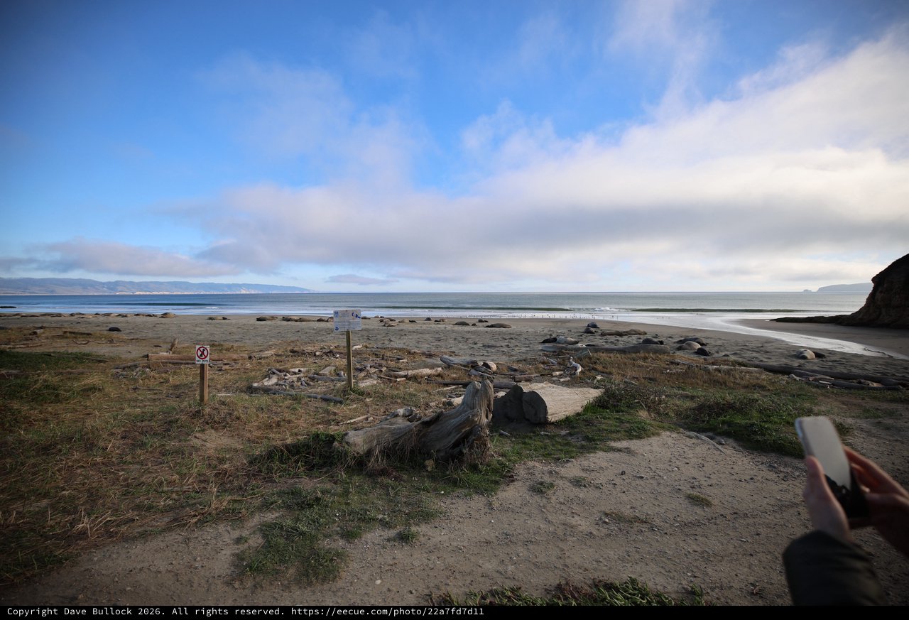 Coastal Path to Drake's Beach Elephant Seal Colony
