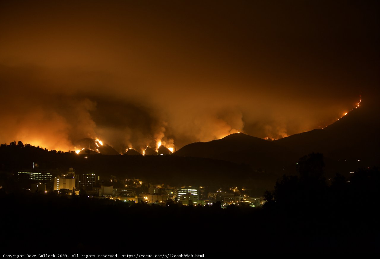 Flames on the Hill