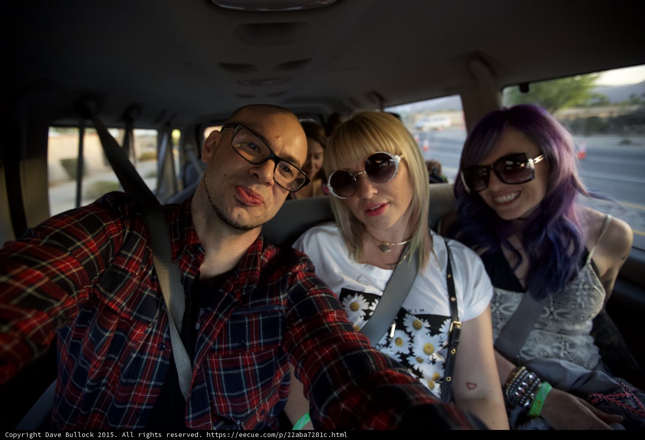 Selfie Time in the Back Seat