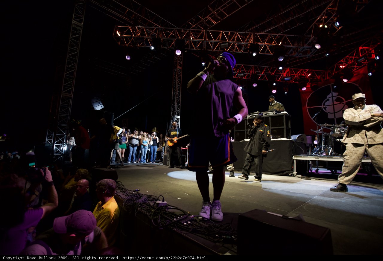 Stage Spotlight: Professor Griff, Disc Jockey Lord, Khari Wynn Perform for Coachella Crowd