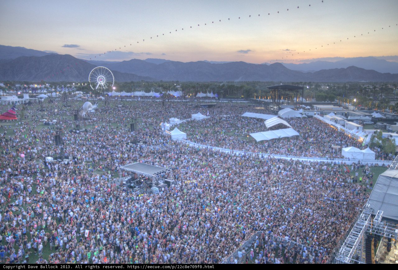 Coachella Concert Crowd