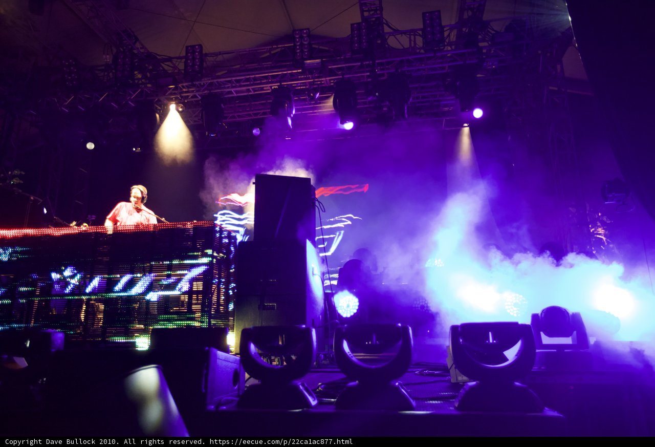 Purple Haze: DJ Rocks Coachella Stage