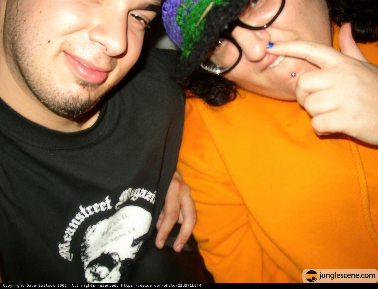 Black and Orange Portrait