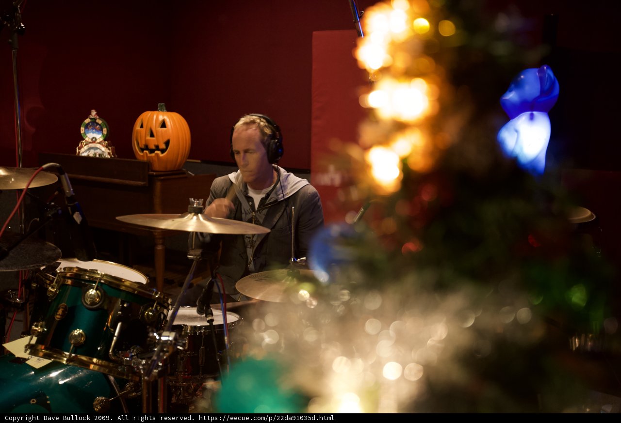 Drumming with Christmas Spirit