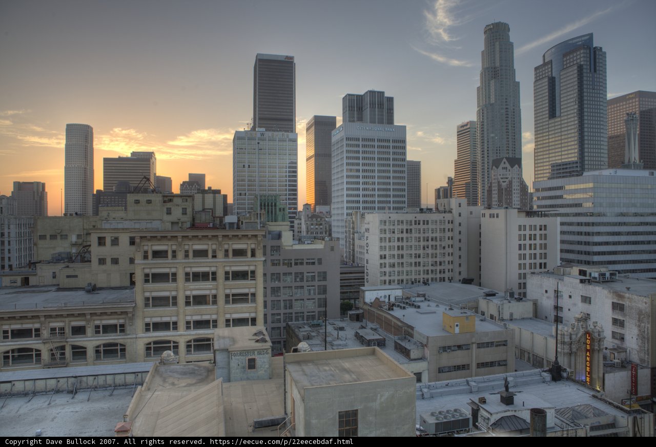 Cityscape at Sunset