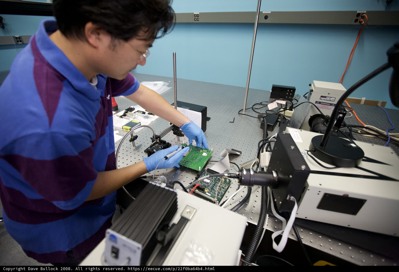 Electronics Expert at Work