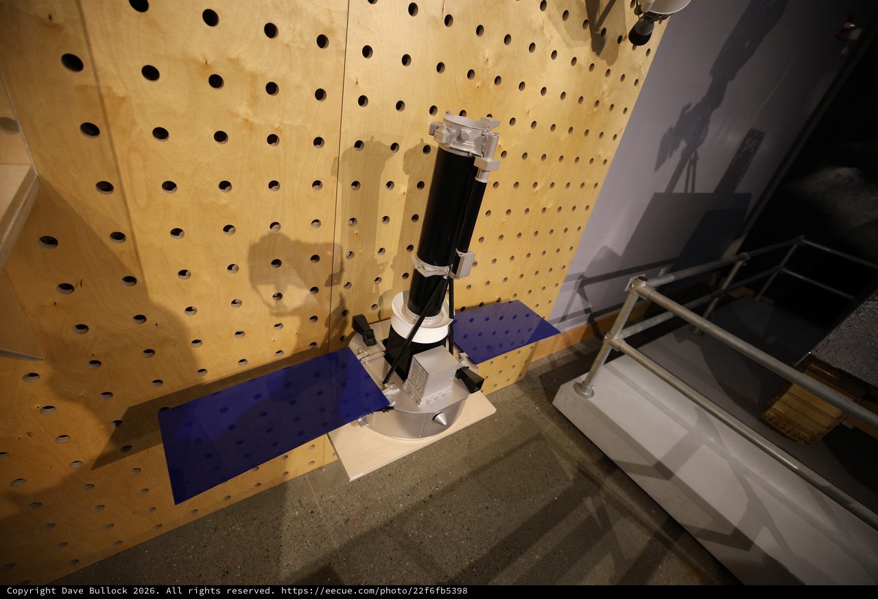 LEGO Saturn V Rocket Model on Display at Science Center