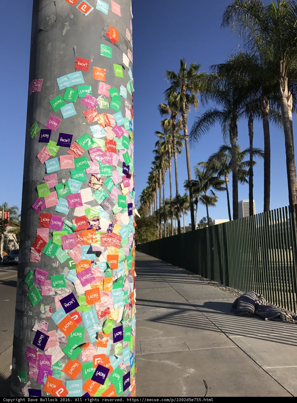 Colorful Sticker Pole
