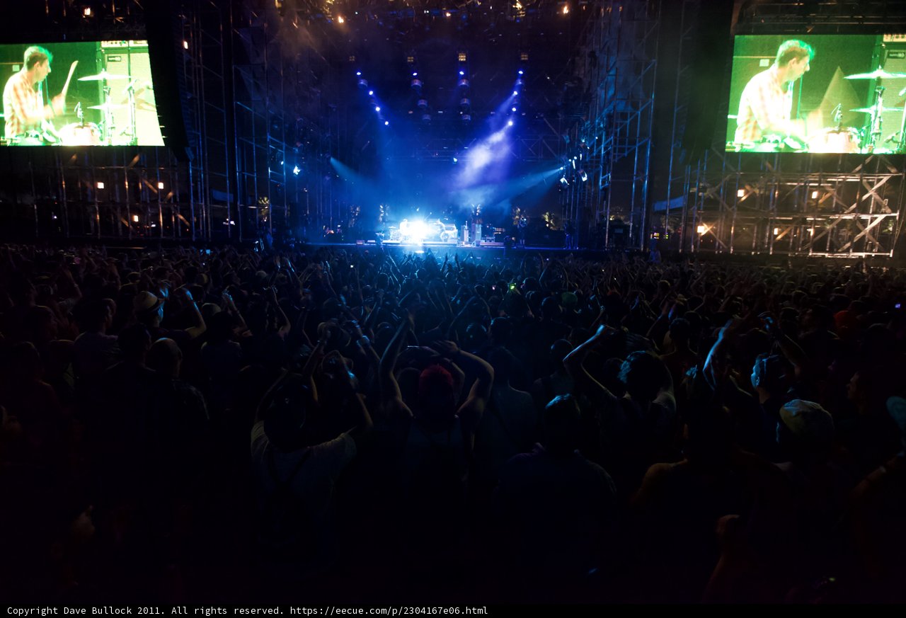 Rocking out at Coachella