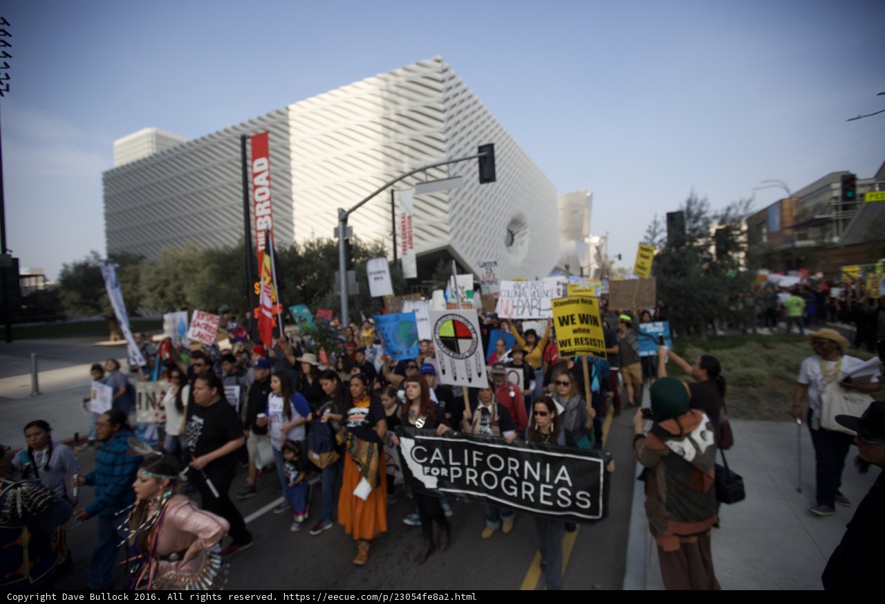 Pre-Coachella Protest March in Los Angeles