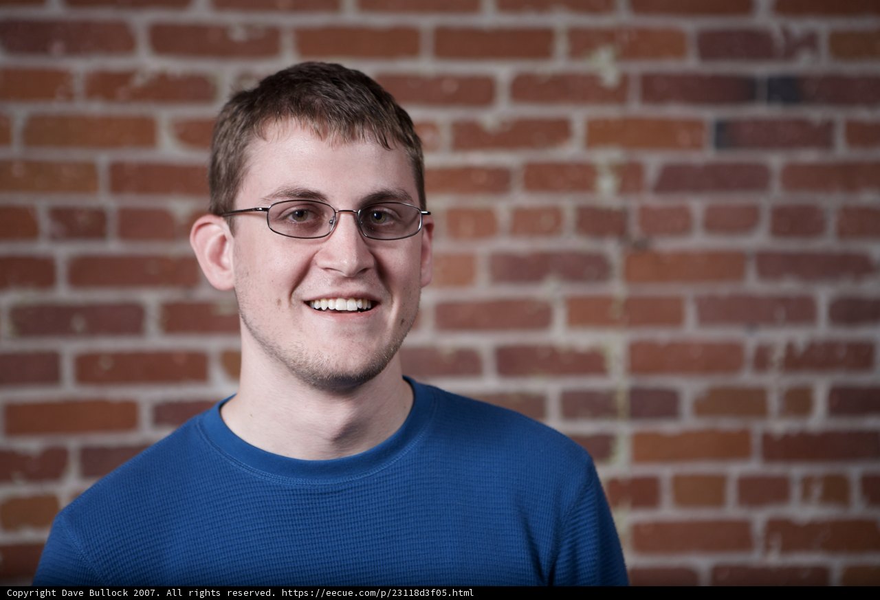 Happy Man with Glasses
