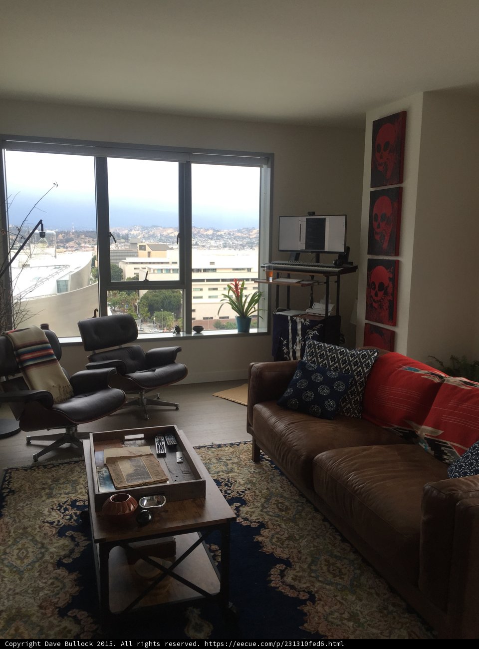 Cozy Living Room with a View