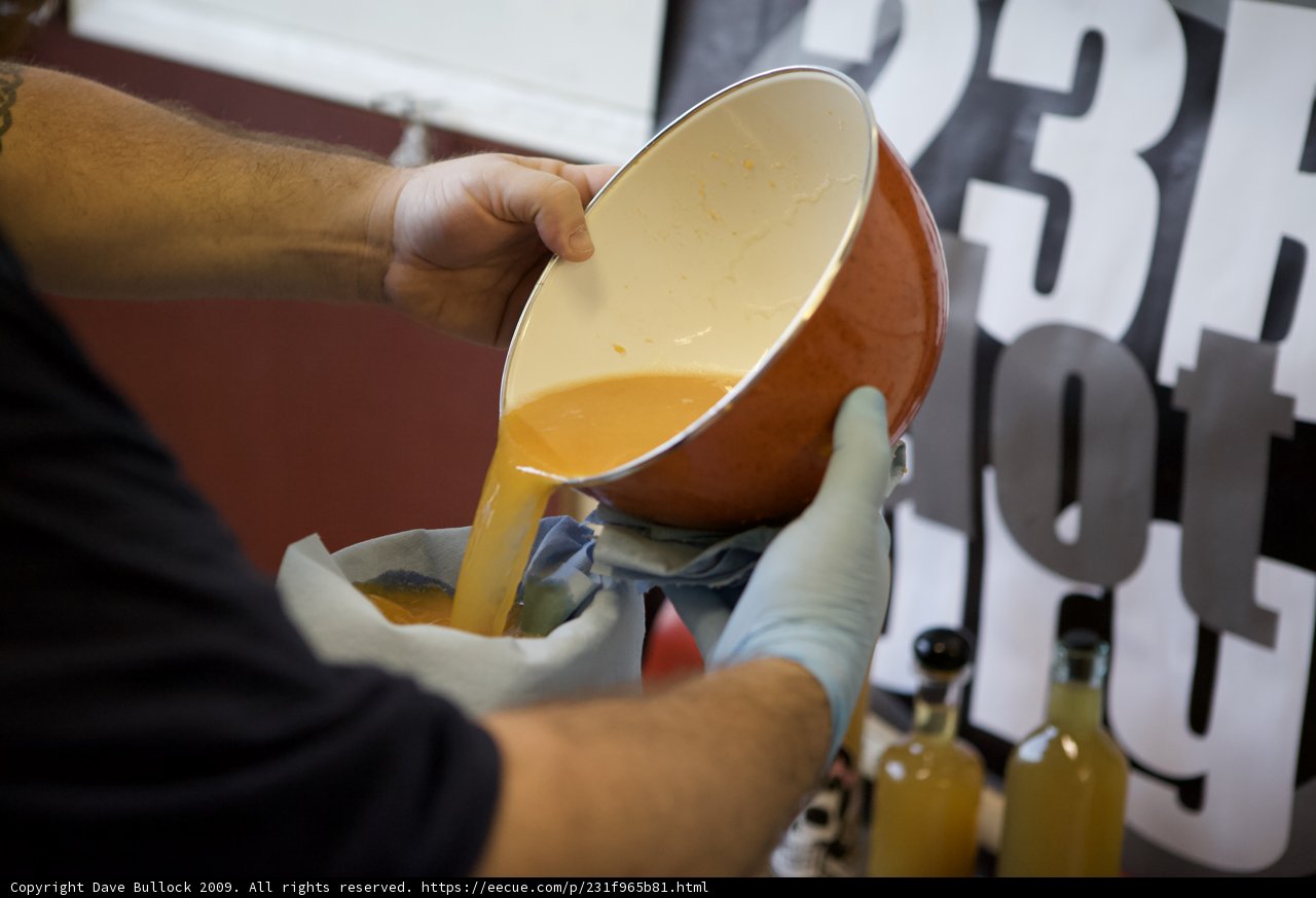 Orange Juice Preparing Session