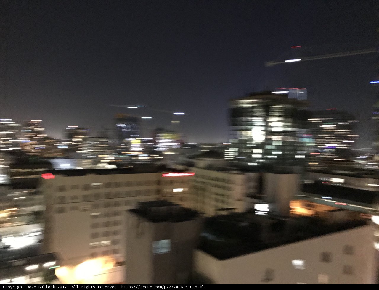 Night Lights of the Urban Metropolis