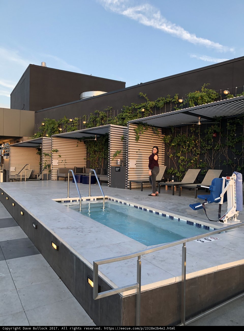 Relaxing by the Pool