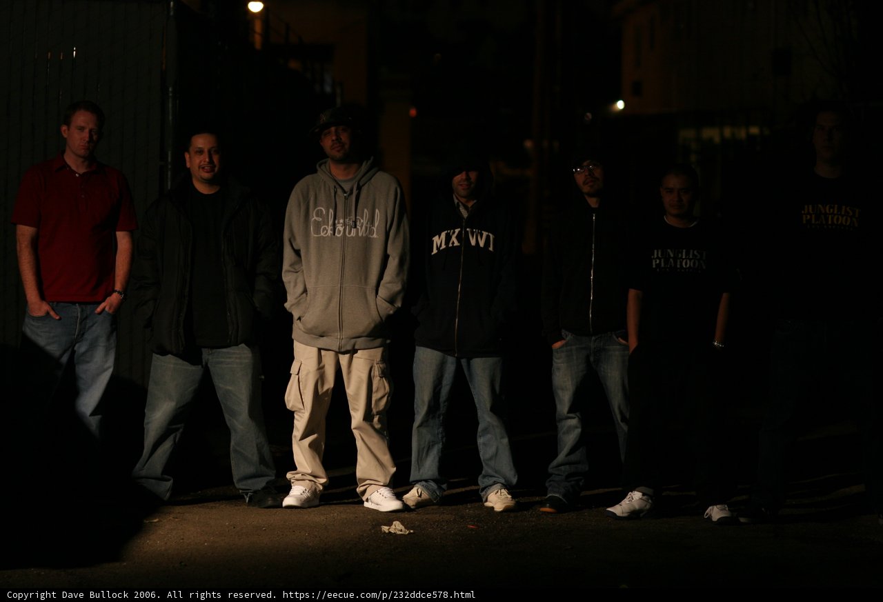Group of People in Knitwear and Jeans