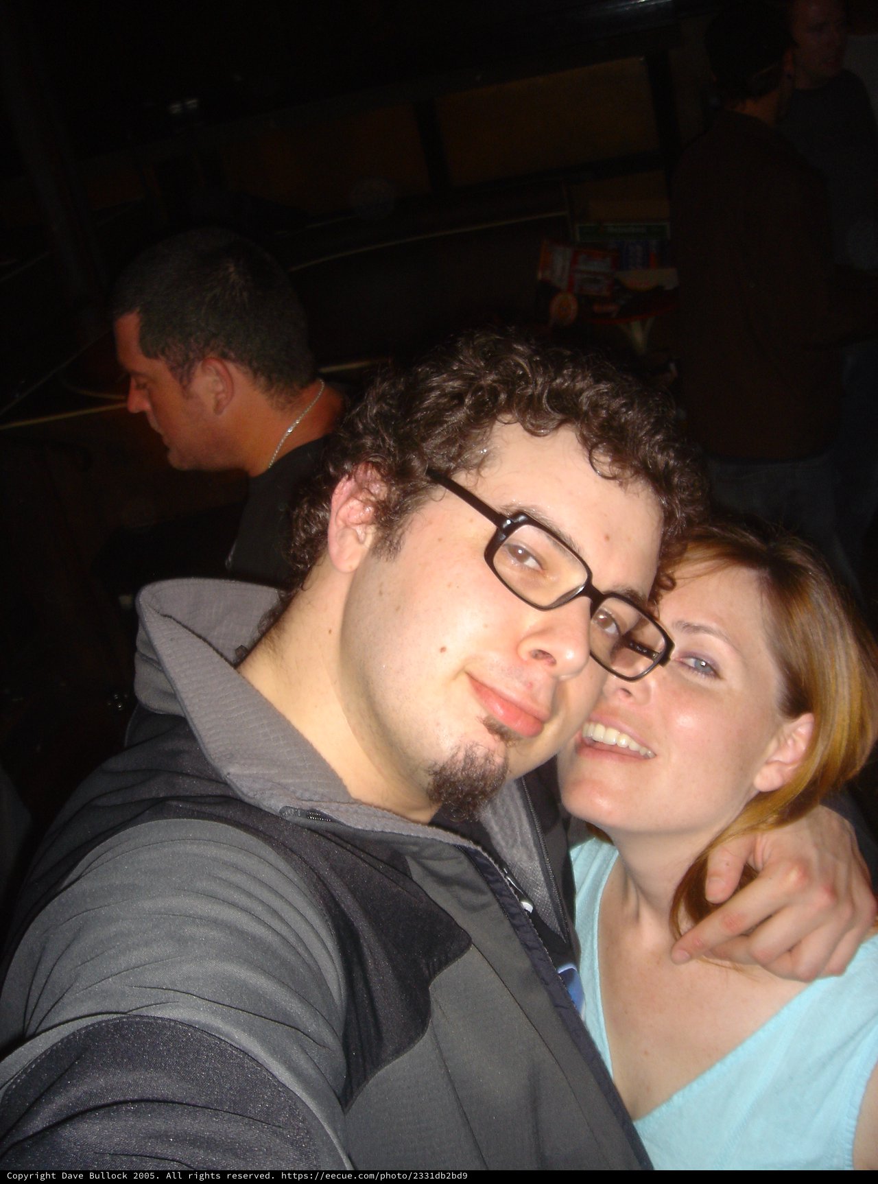 Dave and Penelope Share a Close Moment at a Bar