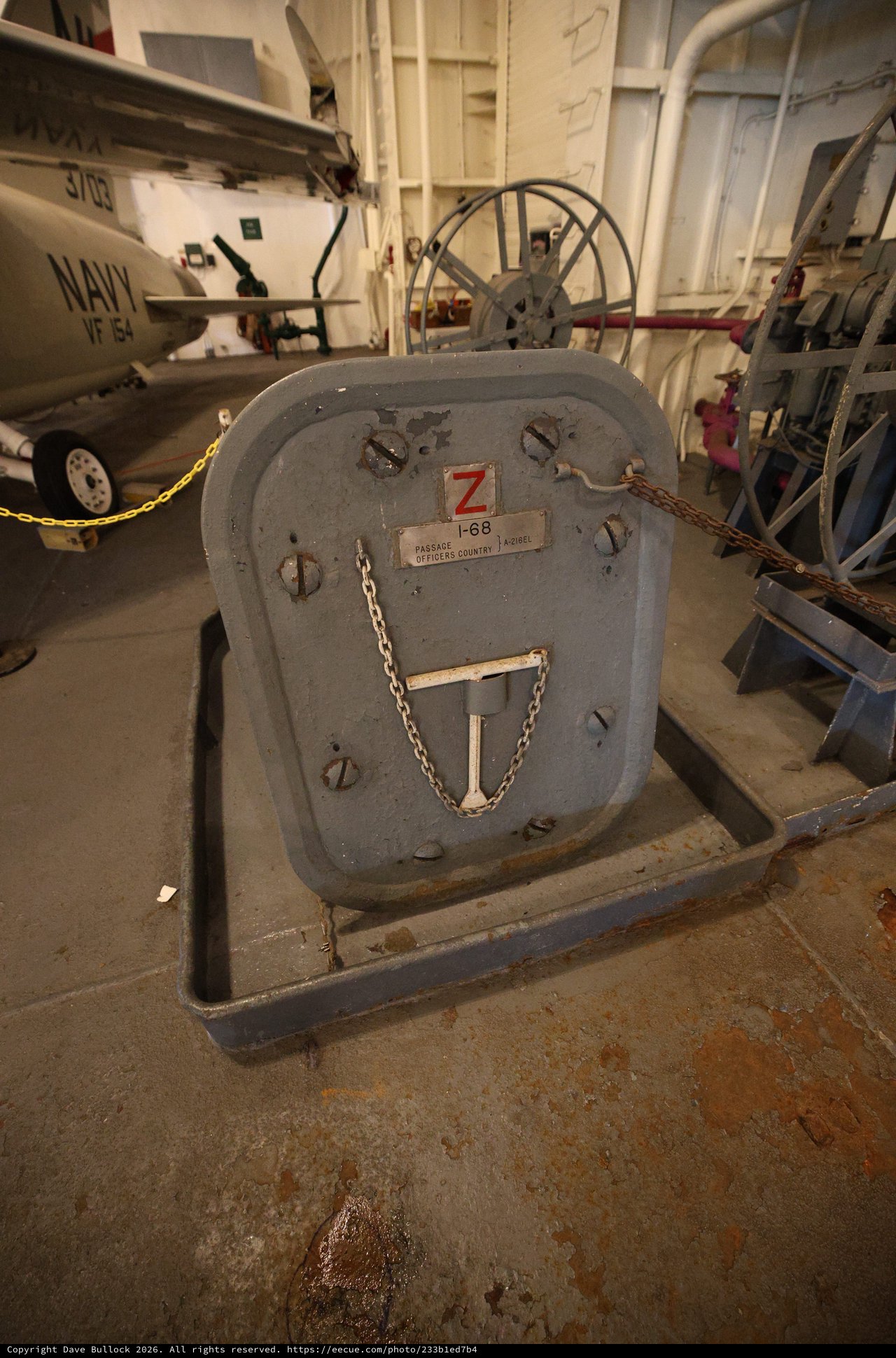 Naval Watertight Hatch Aboard USS Hornet Museum