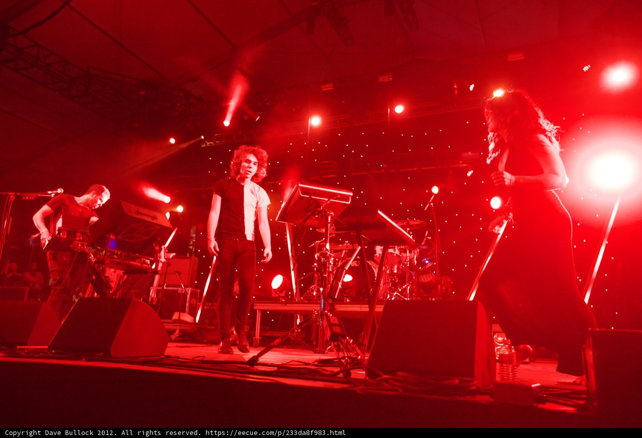 Rocking Out Under the Red Lights