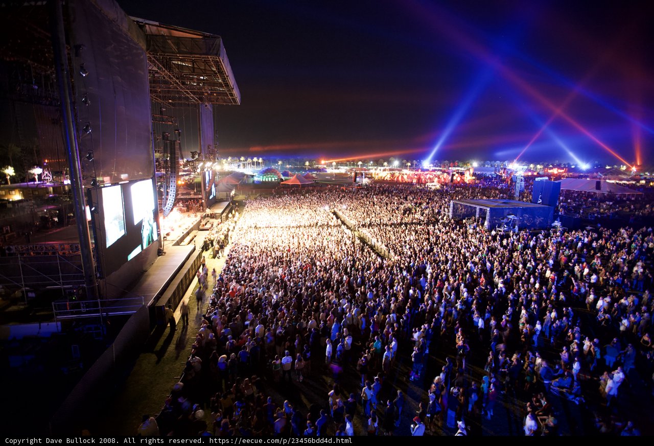 Spotlight on the Thrilled Crowds at Coachella