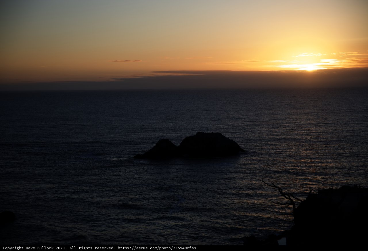 Magical Sunset at Sutro Baths, San Francisco