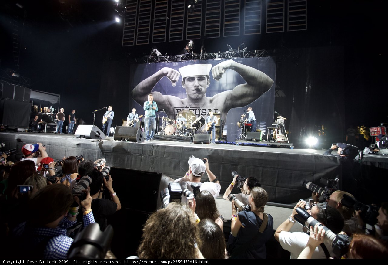 Morrissey Rocks Coachella 2009 Stage with Amon Göth