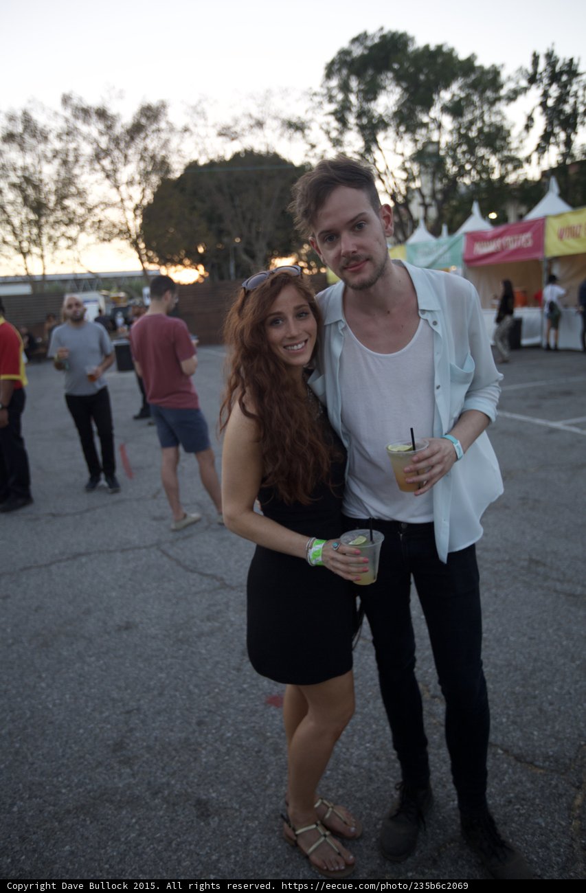 Couple Smiling with Drinks