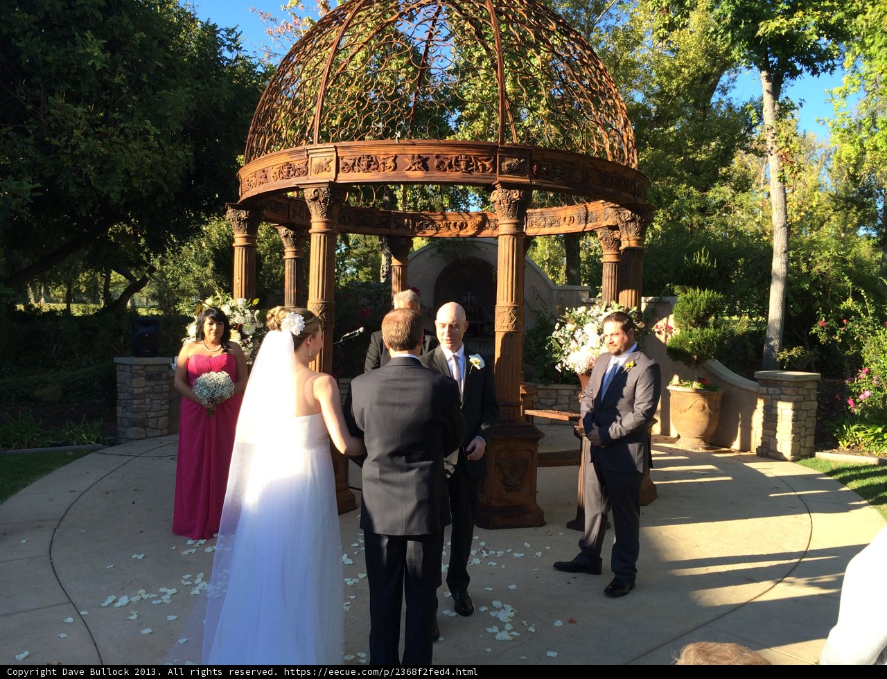 A Fairytale Moment in the Gazebo