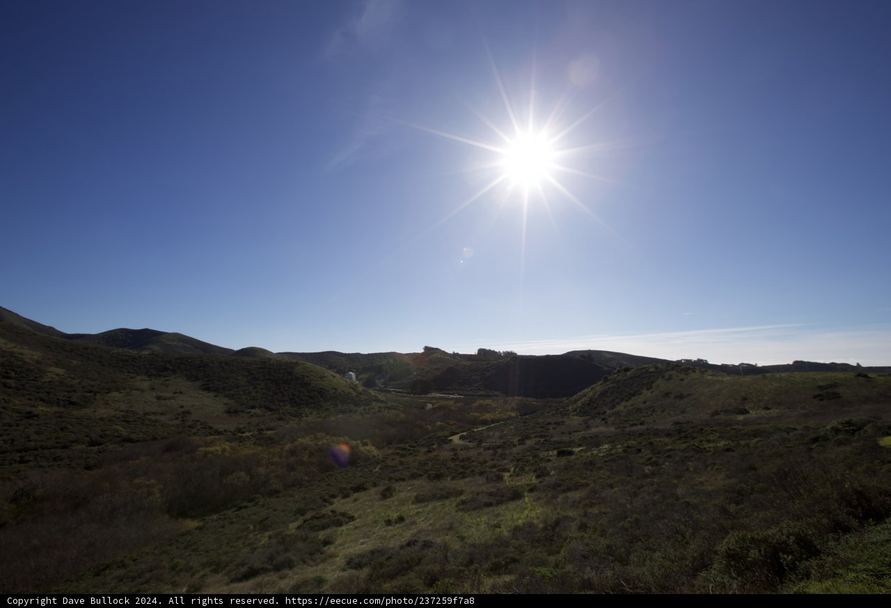 Solar Brilliance Over The Marin Headlands