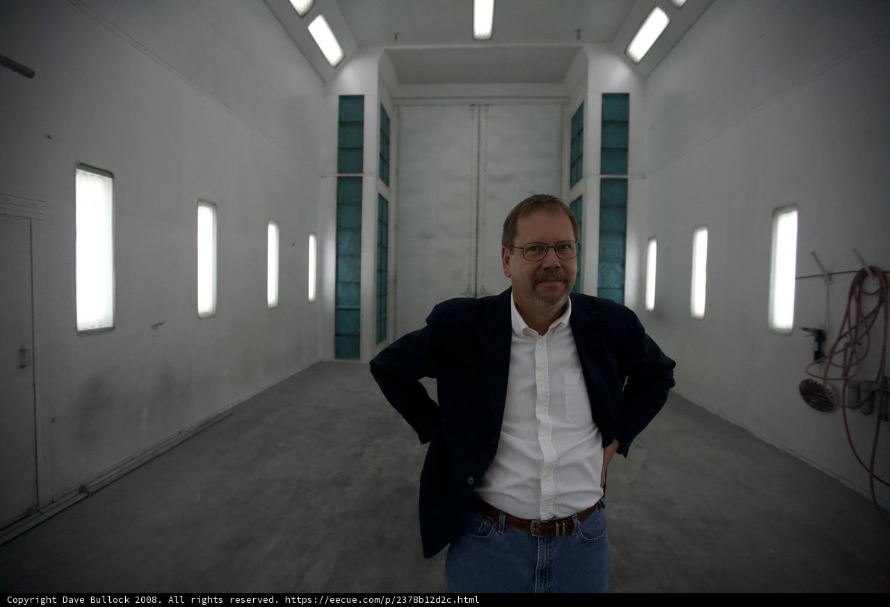 A Man in the Corridor of Light