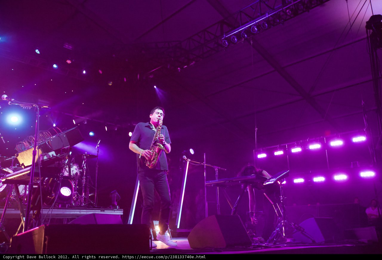 Saxophonist Serenades Coachella Crowd