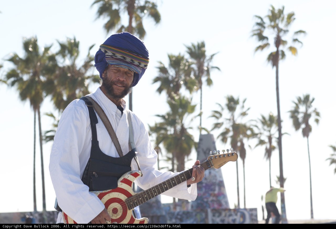 Turbaned Guitarist Shreds in the Sunshine