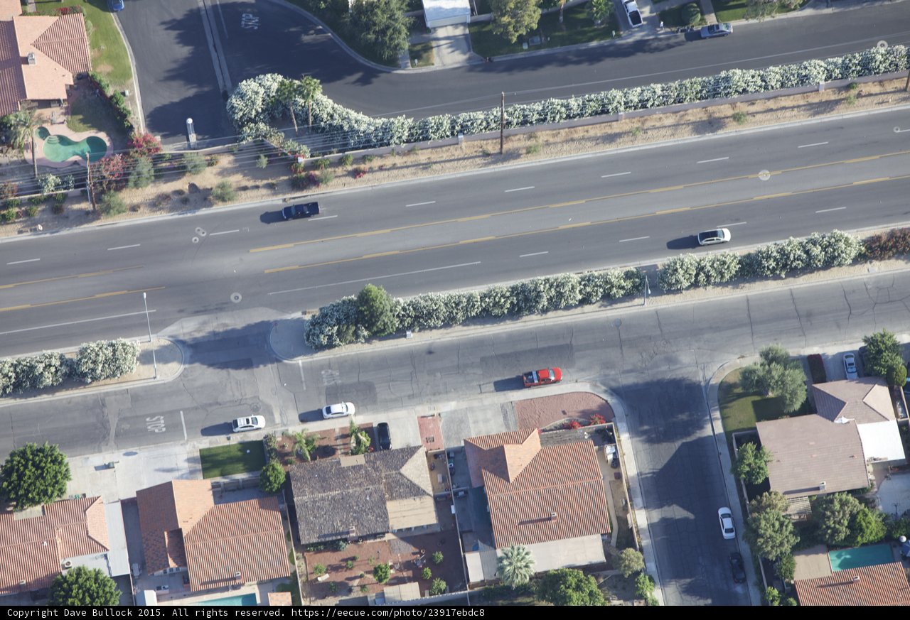 A Bird's Eye View of Southwest Indio Street