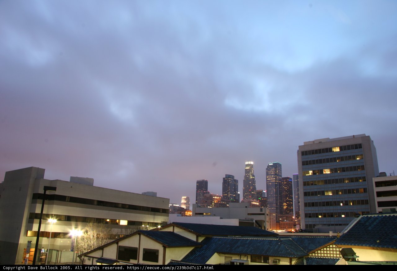 Metropolis in the Cloudy Sky