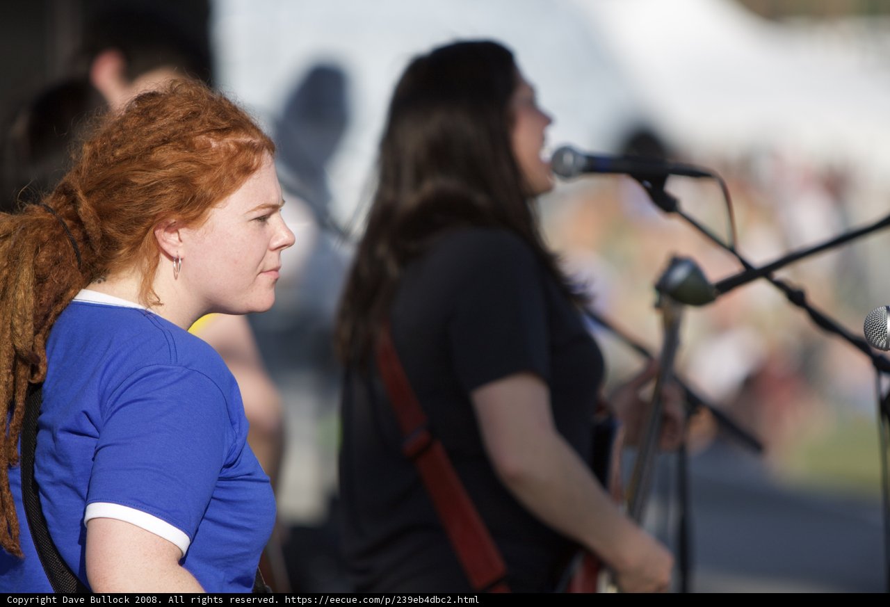 Red-Headed Musician Performs with Passion at Coachella 2008