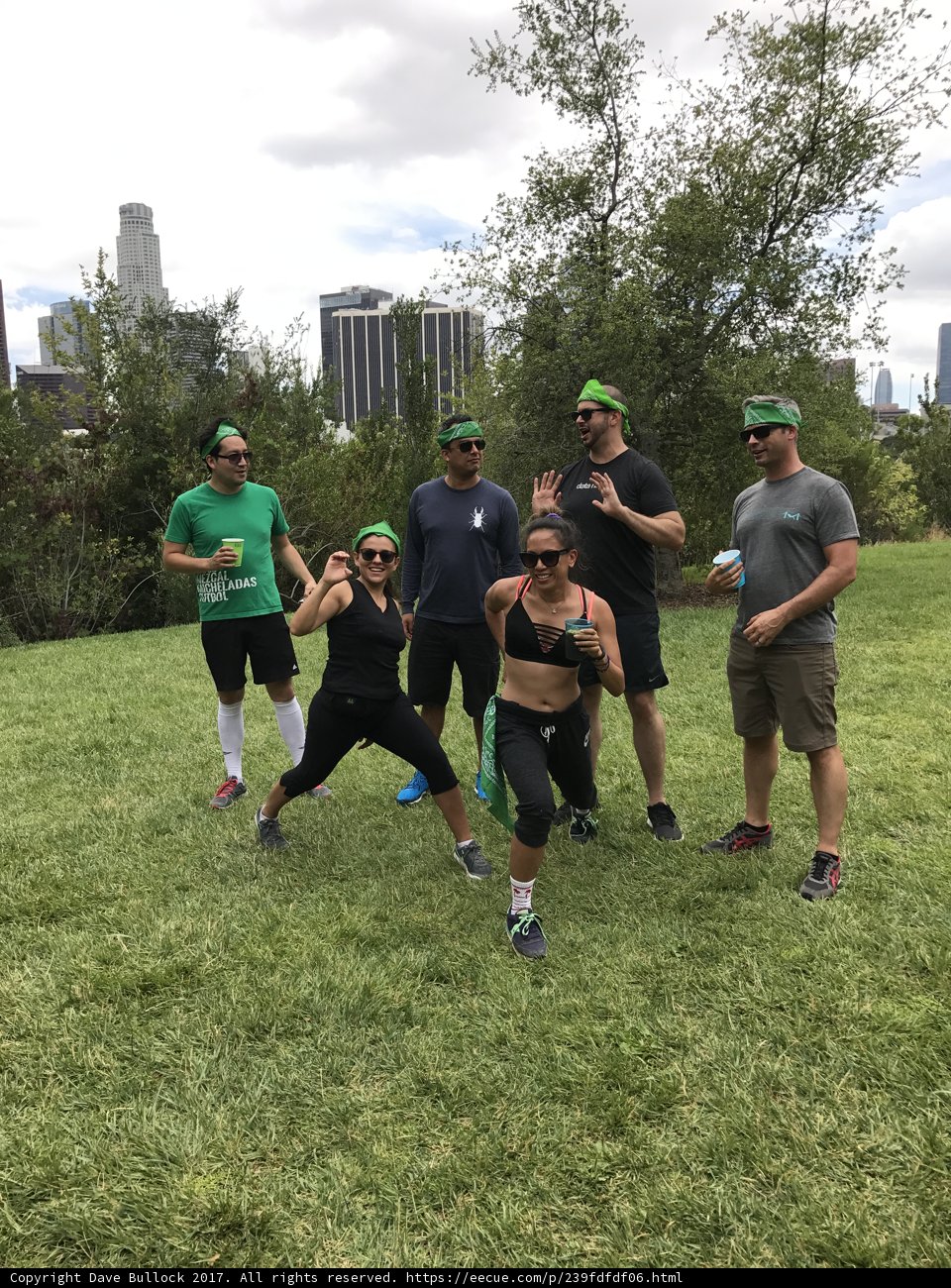 Athletic Group Photo at Vista Hermosa Park