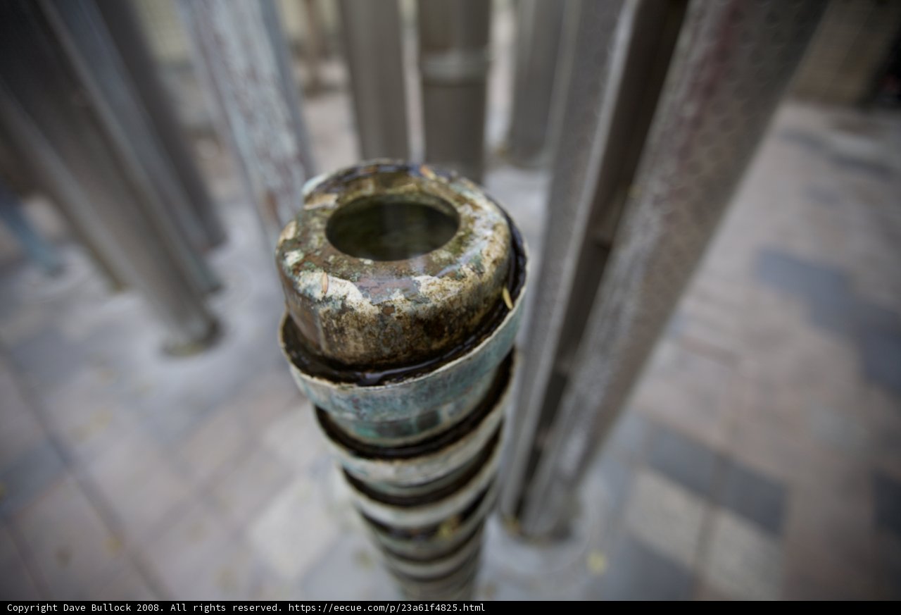 Rusty Spiral Handrail