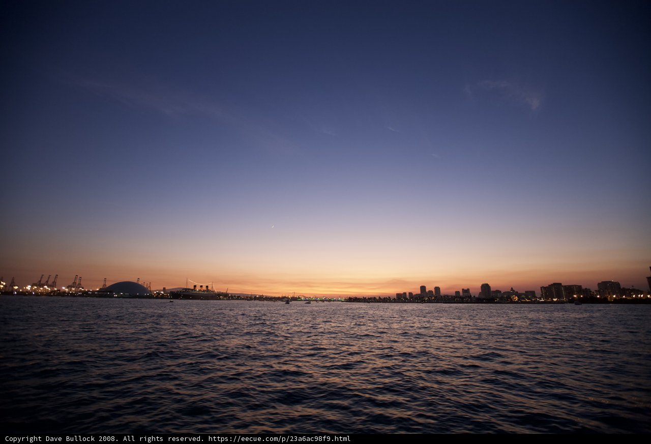 Sunset Over the Lake
