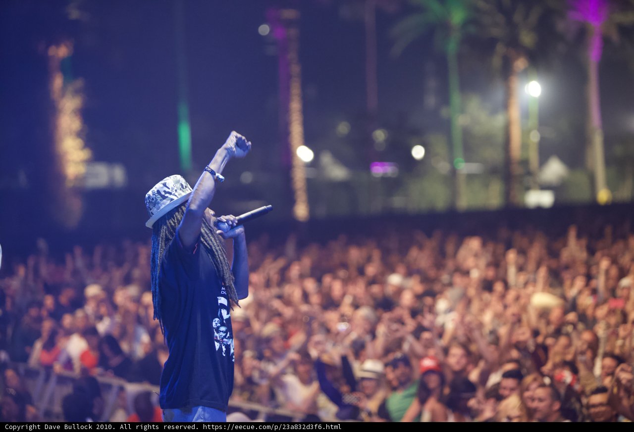 Rocking the Mic at Coachella